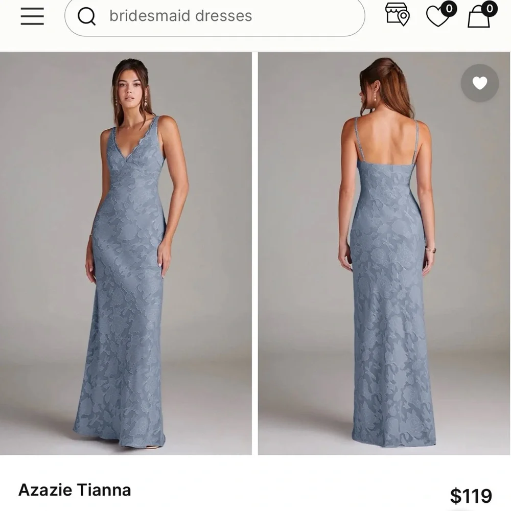 Azazie Bridesmaid Dress - Picture 1 of 1